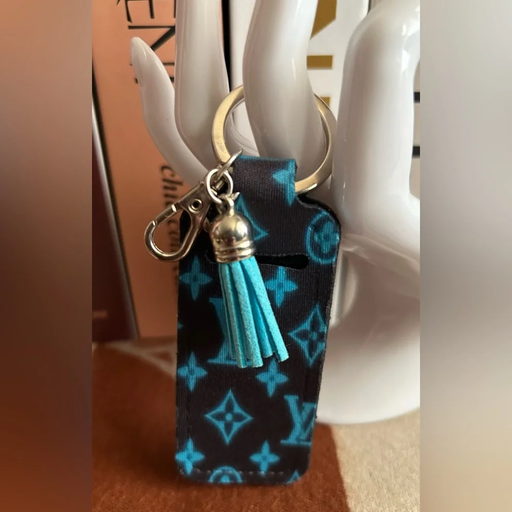 💙 For My Best Friend 💙 Stylish Fashion LV Chapstick Holder Keychain 💙
